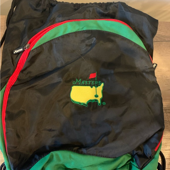 Master drawstring backpack with outside zipper pocket. Light weight. - Picture 1 of 2